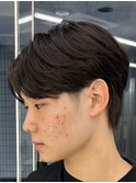 毛流れパーマ/刈り上げショート