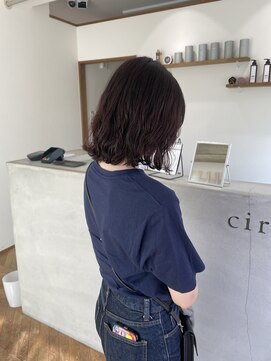 シーラス(cirrus) 【misaki担当】ブリーチなしパープルブラウン