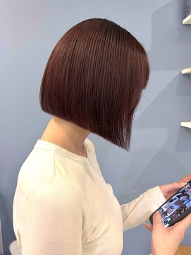 リットヘアー 本山店(lit hair) ミニボブ/ボルドー/本山店/