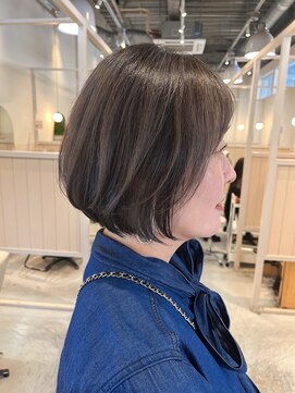 シダ(sida) 30代40代50代 コントラストハイライト 白髪ぼかし グレージュ