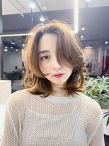 ファンナギンザ(FaNNa ginza)&nbsp;ウルフカット/レイヤー/韓国/センター分け/前髪/小顔/銀座