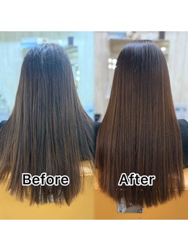 美髪矯正BeforeAfter