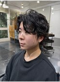 無造作×ラフな質感｜大人のメンズパーマ