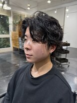 ピース ヘアーワーク(PEACE HAIR WORK) 無造作×ラフな質感|大人のメンズパーマ
