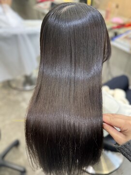 ロンド 表参道店(Lond) ブリーチなし/髪質改善/イメチェン/ダークブラウン/ボブ