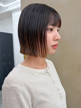 ノエ ナゴヤ(NOE NAGOYA) 切りっぱなしボブ/ショート/ボブ/髪質改善/縮毛矯正/名駅y73