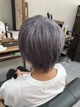 ゴートヘア(GOAT hair)の写真/憧れの小顔と若返りショート、お手入れ簡単で毎日輝く私へ。