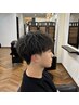 《1日でイメチェン》メンズカット+カラー+パーマ ¥17000