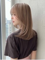 キャンバスアニュー 川崎(canvas anew.) *ミルクティーベージュ*/デザインカラー/ブリーチ/ハイライト#1