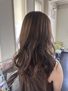キャパジャストヘアー(CAPA just hair) スモーキーベージュ×レイヤー