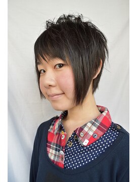 トリックストア(TRICK STORE) 前下がりショートウルフスタイル