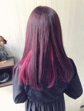 violet×berry pink