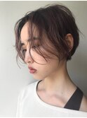 ナチュラルクールショートバイオレットアッシュ