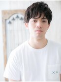 ラフなフェザーマッシュショートF