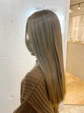 ヘアーワークス ヘルム 渋谷店(HAIR WORKS HELM) [HELM渋谷］ふんわりカールヘルシースタイルショコラアッシュ56