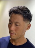 アップバングスキンフェード