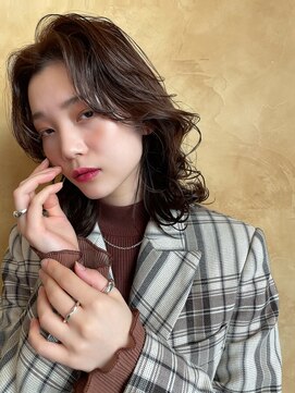 シェノン サントル(CHAINON CENTRE) メルティカラー/くびれヘア/マッシュ/着物ヘア/ビタミンカラー