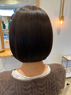 ヘアーエスクールステラ(hair S.COEUR stella) きりっぱなしボブ/ぷつっとボブ/内巻きボブ