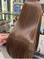 エアー 銀座タワー(AIR)&nbsp;フェザーバング/ショコラベージュ/髪質改善/小顔ヘア【榛葉】