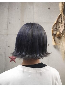 ナチュラルピー JR高槻駅前店(Natural.P) ミニボブ×ブルーブラック