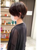 白髪ぼかしハイライト/絶壁解消/ひし形大人ショートボブ/聖