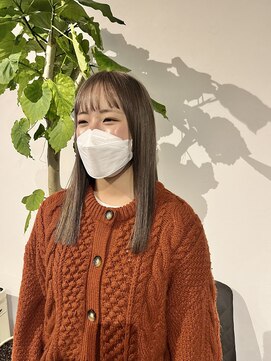 カフ(CAF) CAF FUKO/ロングヘア/ミルクティーグレーベージュ/大阪/心斎橋