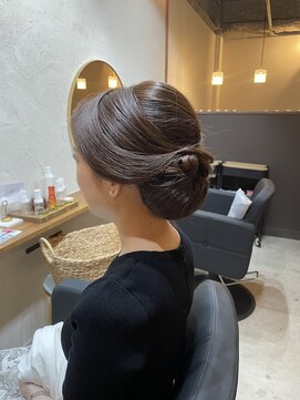 アノイ ポム(annoii_pom) 和装シニヨン