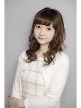 ルルディ バイ アフロディーテ銀座(luludi by APHRODITE) アンブレカラー/こなれミディ/ウェーブパーマ/前髪/銀座