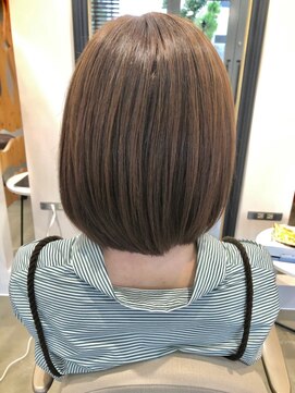 サンタフェ 岐阜島店(Santa'Fe) Santa'Fe式脱白髪染め白髪ぼかしカラー/ショート