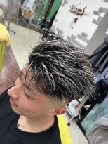 ヘアサロンナンバーワンクラブ上和田本店&nbsp;ツイスパ×ホワイトメッシュ