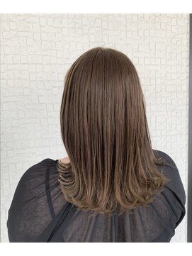 テラスヘアヴィラ 新潟駅南(TERRACEhairVilla) 【艶髪】透明感ベージュカラー