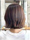 切りっぱなしボブ