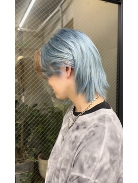 ヴァーディ オモテサンドウ(Vardy omotesando) 水色カラー・デザインカラー・インナーカラー