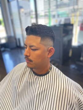 ヒロザバーバー(HIRO THE BARBER) フェード×濡れパン