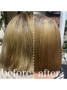 コレットヘアー ザモリオカ(Colette HAIR the MORIOKA) ブリーチ/酸性ストレート