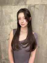 ベール(Vale)&nbsp;大人女子のうる艶ヘアカラー 韓国風レイヤーカット#1
