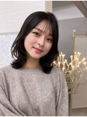 くびれヘア/レイヤーカット/前髪/顔まわり/20代/30代/銀座
