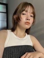 レイヤーカット顔周りレイヤーこなれミディ銀座