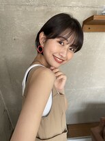 キートス(Kiitos) マッシュショート梅田ショート黒髪ショート大人ショート