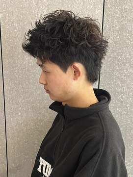 ニアウ 太田店(Niau) メンズナチュラルショートスパイキーショートソフトパーマ
