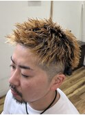 スパイキーショート[津田沼駅/Men's/メンズカット/パーマ]