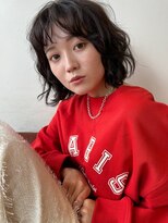 ガーデン 銀座(GARDEN)&nbsp;デジタルパーマ ブルーブラック ナチュラルモード ボブパーマ