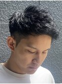夏はこれで決まり、アップバング