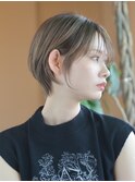 耳かけショート/艶感/艶カラー