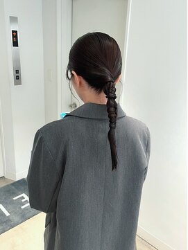 エイゾー 銀座(EIZO) タイトポニー / お呼ばれヘア / 結婚式ヘアセット