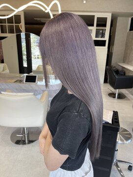 髪屋 紬 ラベンダーカラー/ラベンダーグレー/シルバーラベンダー/韓国
