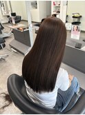 オイルカラー高知美容院ヘーゼルベージュ