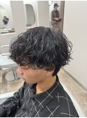 波巻きツイストスパイラル/マッシュウルフ/メンズ/三軒茶屋