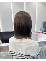 ロンドリゼル 札幌(Lond RiseL) オリーブグレー/前髪/ボブ/マロンベージュ/レイヤーカット/小顔