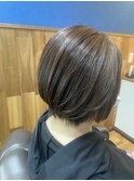 ショートボブ＋アッシュカラー